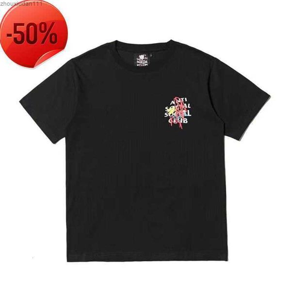 

new men fashion branded splash designer color graffiti men's women's short sleeve wonmen t-shirt loose design5006koxf, White;black