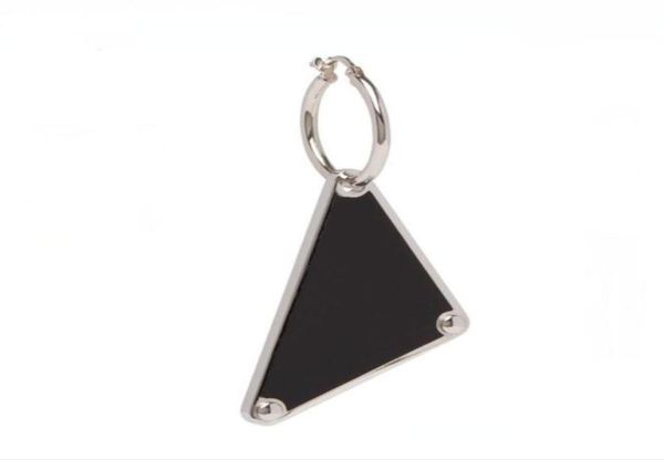 

luxury men women charm earring elegant black triangle label earrings brand jewelry fashion wedding accessories5308494, Golden