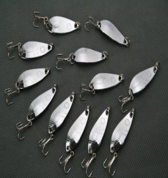 

fishing lures spoon hooks baits 52g012345678910115422580