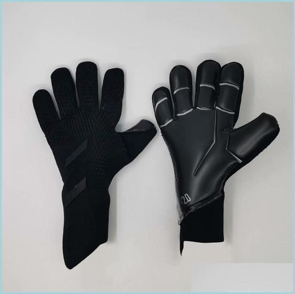 

sports gloves 2022 4mm new goalkeeper gloves finger protection professional men football adts kids thicker goalie soccer glove dro8124059, Black