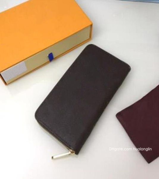 

desgiern fashion woman wallet purse women original box girls ladies serial number flower grid checkers zipper fashion classic2387311, Red;black