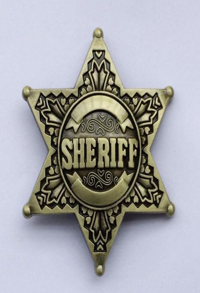 

sheriff star belt buckle swby445 suitable for 4cm wideth belt8695278, Slivery;black