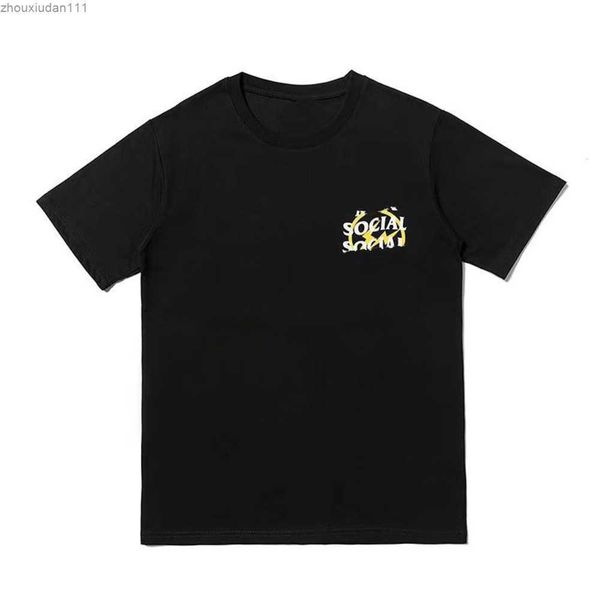 

short sleeve t shirt champion mens co-branded lightning alphabet print fashion trend men's and women's couples t-shirt motion curr, White;black
