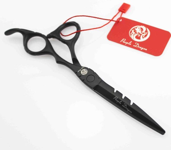 

black hair cutting scissors 6 inch or 55 inch for choose black baking finish surface 440c simple packing 1pcslot new2052888