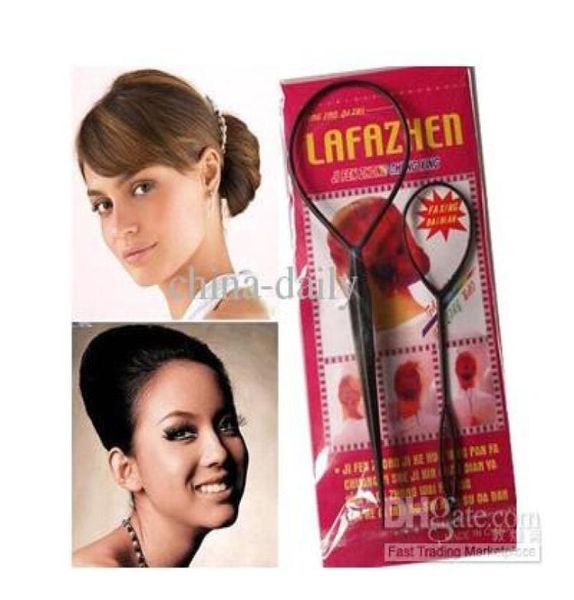 

100 pairs hair bun clip maker former foam hair 100x large 100x small in retail package2768817
