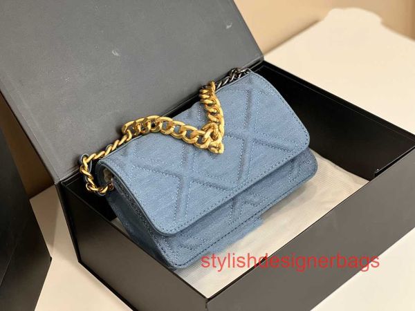 

s women's shoulder bag luxury tote purse handbag message bags cluth brand classic genuine leather crossbody gift box woc chain 19cm cow