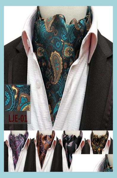 

groom ties cummerbunds men wedding formal cravat fashion retro paisley british style gentleman silk scarves neck ties suit busines5160931, Red;black