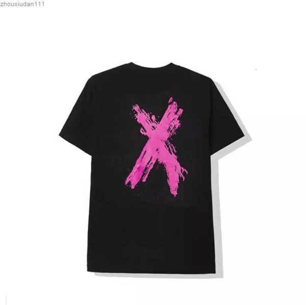 

men's t shirts fashion anti social club cross print t-shirt casual couple short loose design2014ewh2, White;black