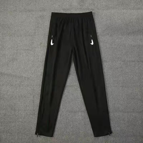 

2023 men pants multi overalls trousers spring and summer new fashion brand retro men's jogging leggings, Black