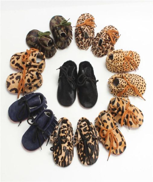 

whole fashion leopard newborn baby kids first walker shoes genuine leather infant toddler girl boy moccasins soft moccs shoes9484428