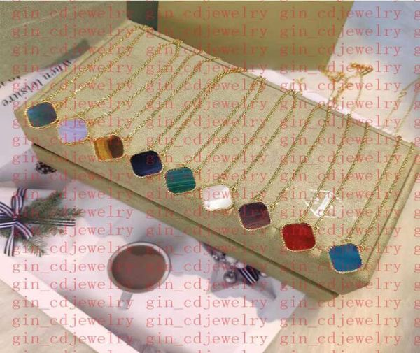 

fashion classic lucky clover necklace pendant stainless steel 18k gold plated ladies and girls valentine039s day mother039s 1351986, Silver