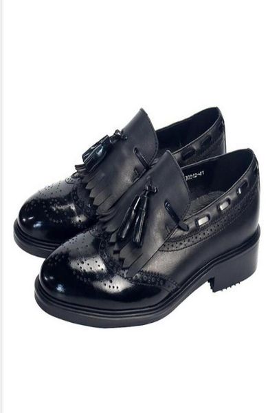 

handmade tassel fringe loafers flat cow leather slip on men carved brogue shoes custom made big size 38469892992, Black