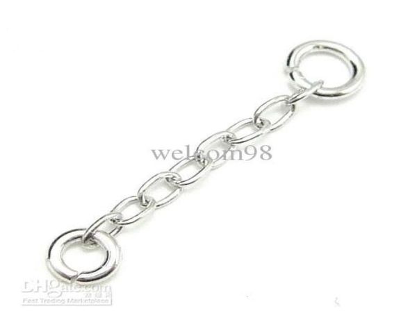 

20pcslot 925 sterling silver earring chains findings components for diy craft jewelry 15x15mm wp2194411391