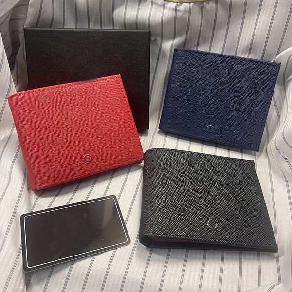 

wallet holder luxury jewelry designer european style purse high -end men's folding mini wallets fashion ladies credit card coin key rin, Red;black