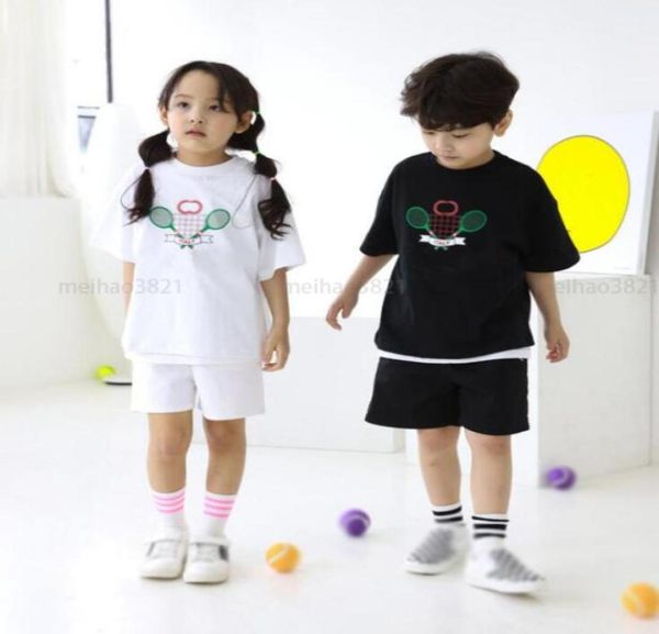 

kids t shirts summer baby boys girls letter printing shirt designer casual print fashion tee 504914, Blue
