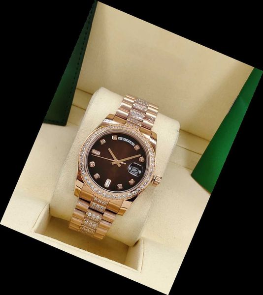 

aaa women diamond watch automatic movement mechanical watch men's or lady 36mm new designer woman gold high quality, Slivery;golden