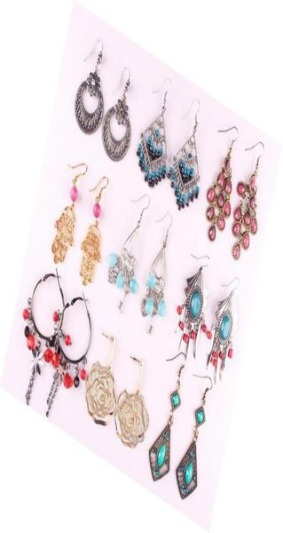 

mix colors style fashion dangle chandelier earrings for diy gift craft jewelry 10pairslot ea063396690, Silver
