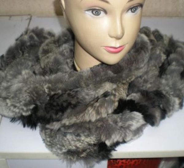 

rex rabbit fur neckscarf scarves neck warmer new arrival23234344580, Blue;gray