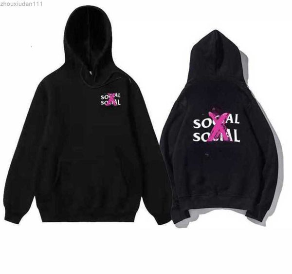 

men's hoodies designer sweatshirts fashion brand cotton hoodie loose women's hooded plush sweater rvrl motion current classic desi, Black