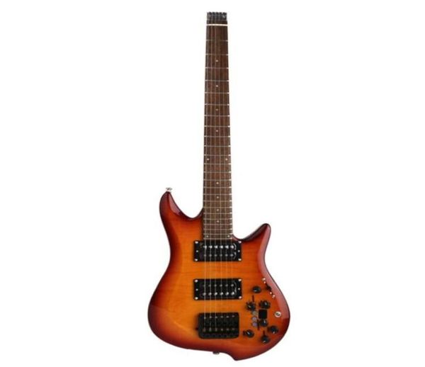 

silent portable travel silent built in effect headless electric guitar8344171