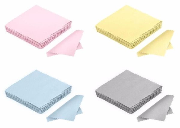 

50 pcs clean cleaning cloth polishing cloth for sterling silver gold platinum jewelry anti tarnish 8304791, Blue