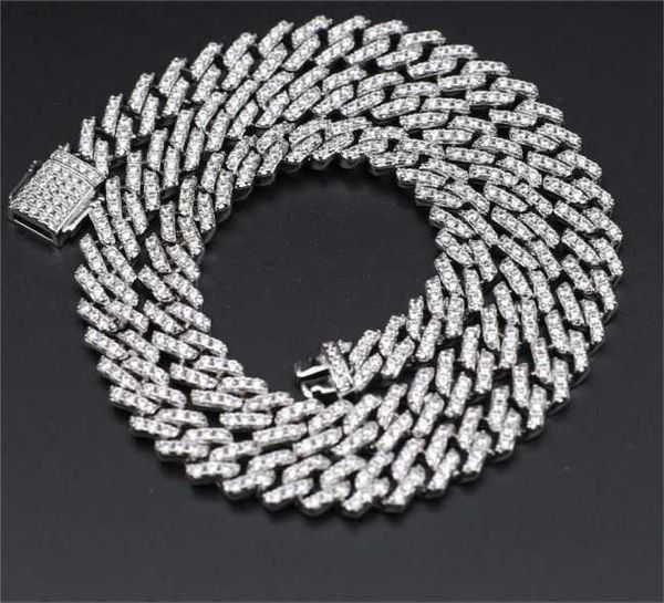 

custom vvs filled 18mm bracelet plated men silver women stainless steel jewelry gold necklace cuban link chain