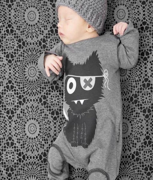 

new 2017 baby rompers baby boy clothing cotton newborn baby girl clothes long sleeve cartoon infant newborn jumpsuit7696723, Blue