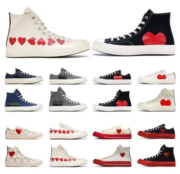 

classic 1970 red heart casual shoes 1970s big eyes play chuck multi hearts 70s hi skate platform shoe classic canvas jointly name men skateb