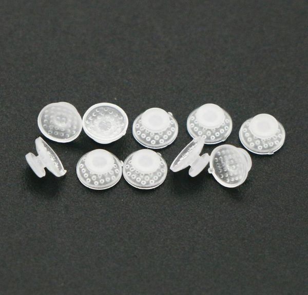 

toothbrush dental orthodontic ceramic clear lingual button bondable round base mesh 2211142799651