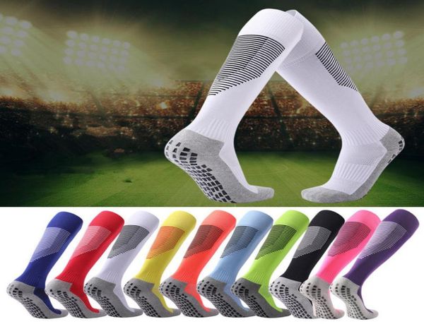 

long designer football socks nonslip basketball traning towel bottom over knee hose soccer socks for men thick towel sports socks8769134, Black