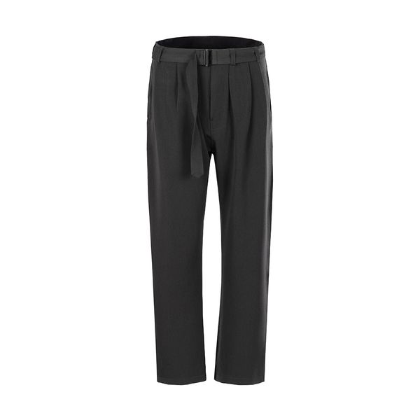 

sashes suit pants men's straight casual trousers oversized baggy pants, Black;brown