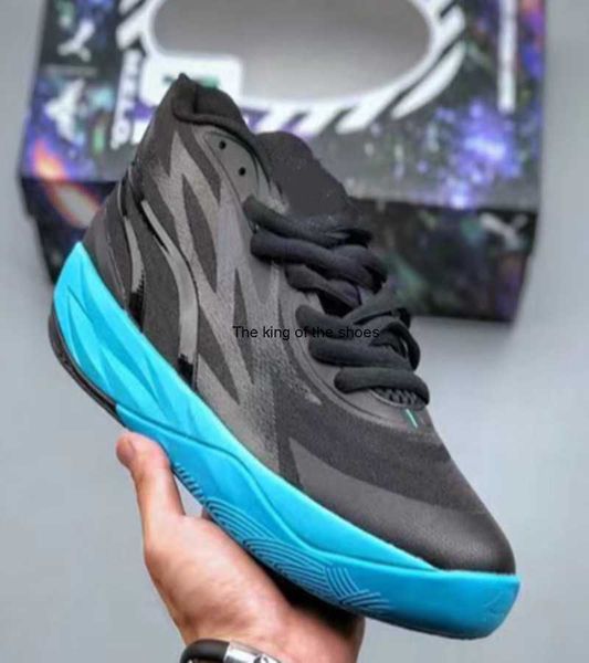 

lamelo ball mb02 phenom basketball shoes rick morty kids for sale queen city black red grey grade school sports shoe trainner sneakers size
