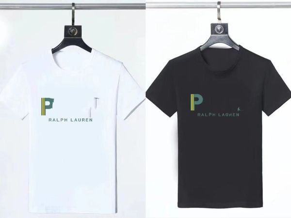 

tshirts men designer fashion mens short sleeved shirt summer loose 100 cotton breathable anti-shrink neck printed shorts sleeves casual vers, White;black