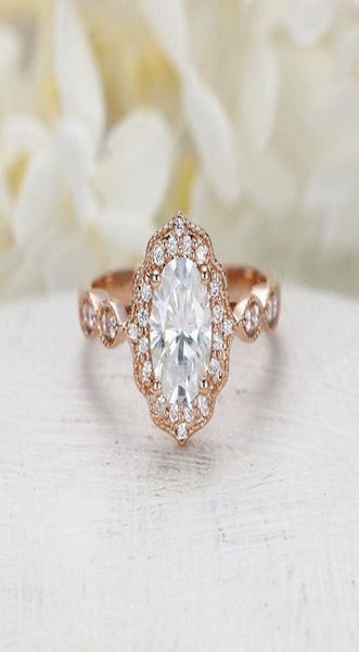 

cxsjeremy oval cut 68mm 15ct moissanite engagement ring 14k 585 rose gold wedding band for women bridal anniversary gift t2009051834641, Slivery;golden