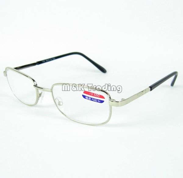 

full rim silver color metal frame elderly reading glasses with power lens farsightedness 20pcs shipment7224717