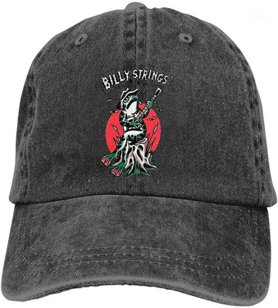 

ball caps billy strings washed denim baseball cap casquette stylish dad hat adjustable unisex11786721, Blue;gray