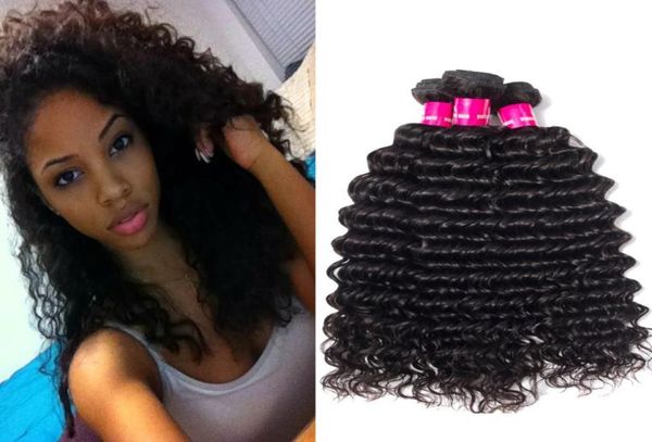 

brazilian hair extensions natural color peruvian malaysia indian virgin hair bundles body wave straight loose waave human hair wea2509474, Black;brown