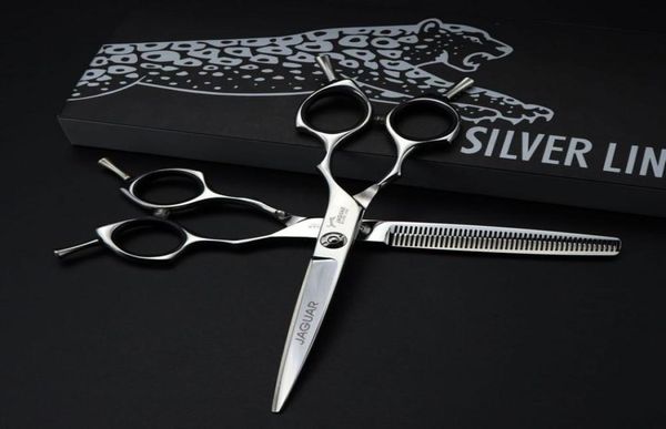 

new arrival jaguar 65 inch hair scissors 6cr professional barber thinning cutting scissors double tail9372824