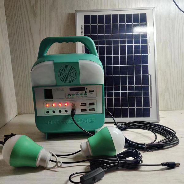 

portable power stations dc solar lighting system 11.1v 12000mah