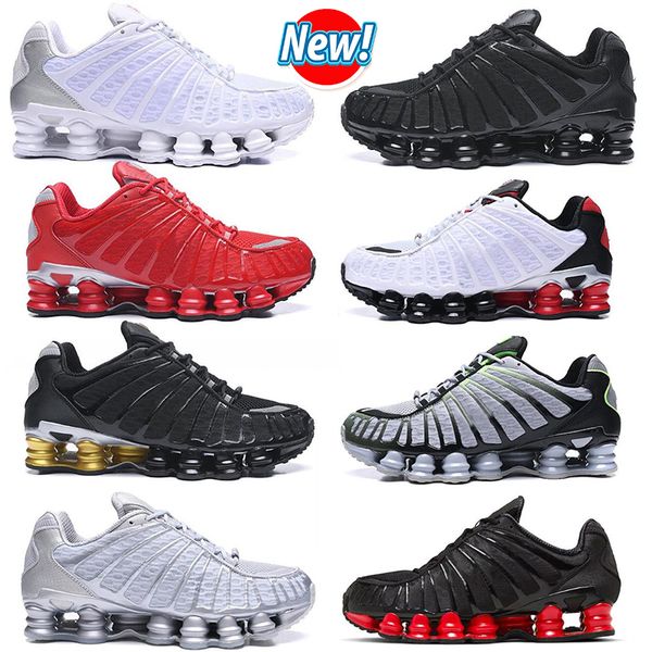

shox tl men running shoes triple black speed red metallic silver racer blue skepata bule white metallic gold wolf grey lime mens trainers ou