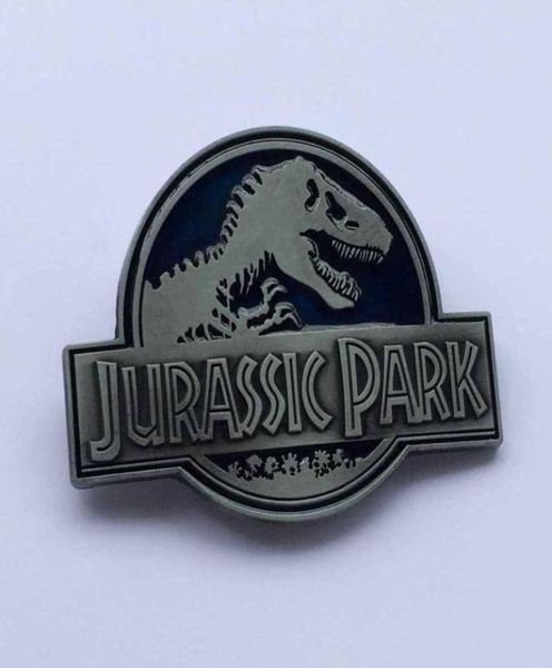 

tyrannosaurus rex jurassic park dinosaur animal belt buckle07804689, Slivery;black