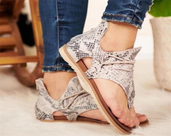 

sandals women summer clip toe shoes vintage rome ladies flat casual comfort beach sandlas zipper female plus size 3543 y2006202266405, Black