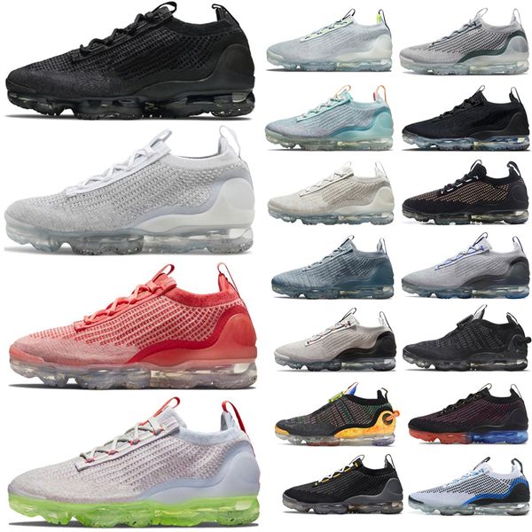 

vapores fly max 5.0 men running shoes knit aqua oatmeal oreo grey neon volt mist day to night particle pink chilly blue light pastel warrior
