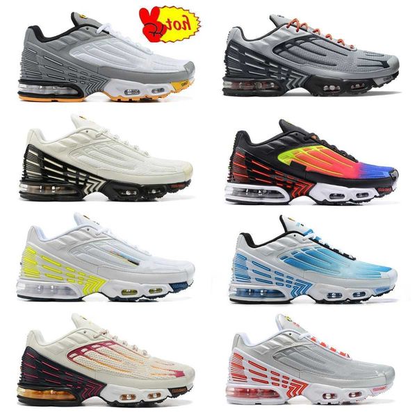 

with box designer running shoes tn sandals tuned plus 3 casual shoes tns mens women trainer airs tan burgundy orange triple black white aqua