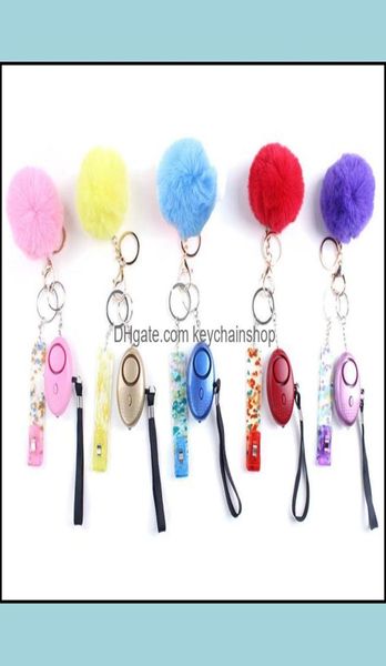 

key rings card grabber household self defense keychains women fashion cute credit cards pler pompom acrylic debit bank keychainsho6957382, Slivery;golden