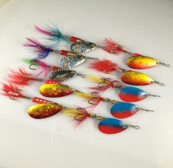 

30pcs fishing lures spinner hooks baits 67g 85g 55g012349783594