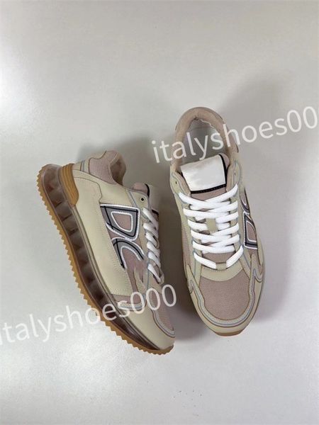 

new luxury designer sneakers calfskin casual shoes reflective shoes leather trainers all-match stylist sneaker leisure shoes, Black