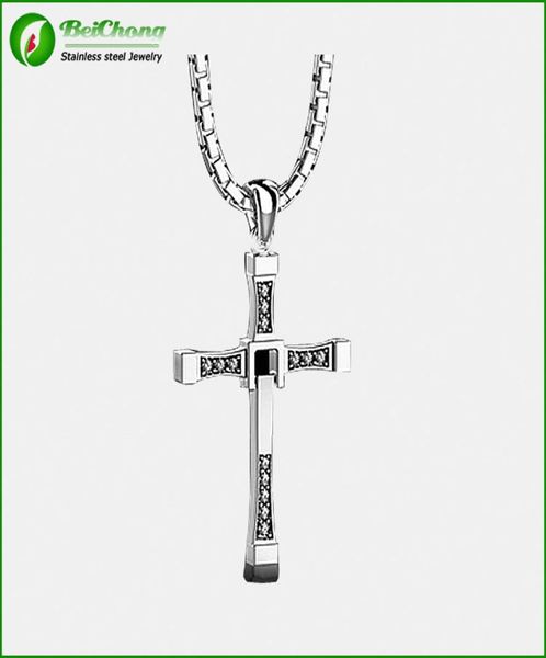 

bc jewelry fashion silver necklace cross toretto mens stainless steel cross necklace crystal cross jewelry steel toretto for women5343576