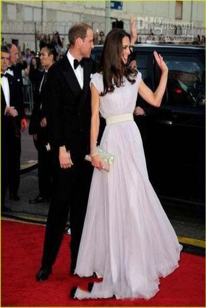 

elegant light purple arabic long evening dresses with floor length short sleeve of kate middleton prom dresses red celebrity dress7931061, Black;red