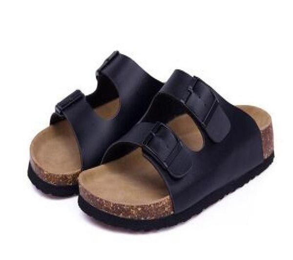 

new 2017 summer woman men flats sandals cork slippers casual shoes print mixed colors flip flop 6046998, Black